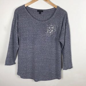 J. Crew Scoop Neck Sweatshirt Long Sleeve Top